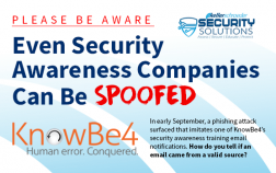 Cybersecurity Scam of the Week KnowBe4 Training Notification Phishing Scam